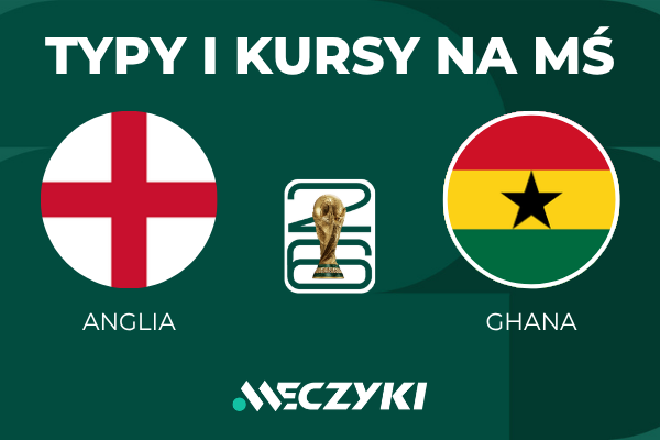 Anglia - Ghana: typy i kursy bukmacherskie na mundial (23.06.26)