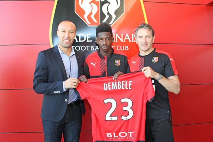 Dembele trzy lata dłużej w Rennes