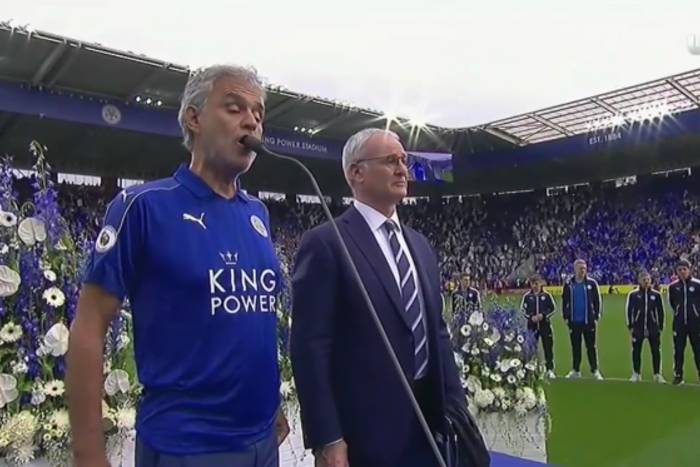Mistrzowskie pożegnanie Leicester z fanami. Śpiewał Bocelli, grał Wasilewski! [VIDEO]