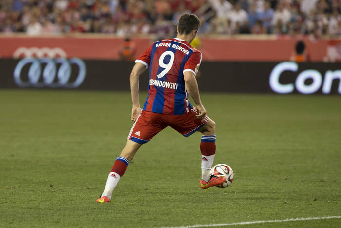 Lewandowski w jedenastce rundy jesiennej Bundesligi Lewandowski w jedenastce rundy jesiennej Bundesligi
