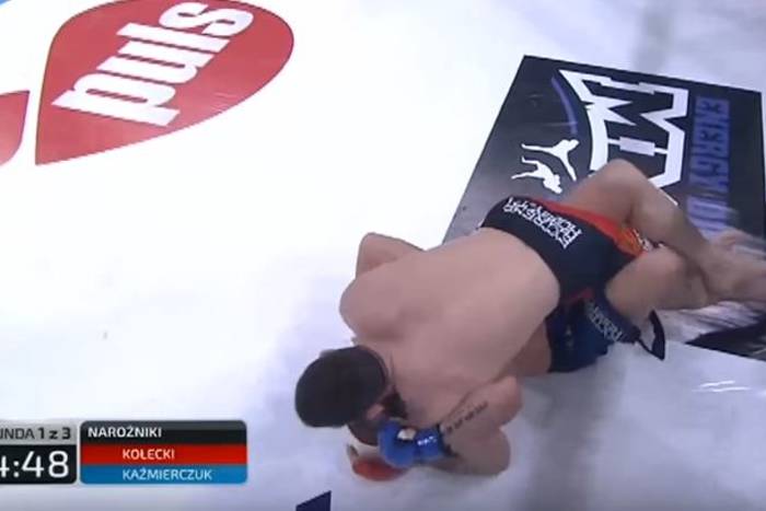 Wejście smoka Kołeckiego do MMA. Nokaut w 33 sekundy! [VIDEO]