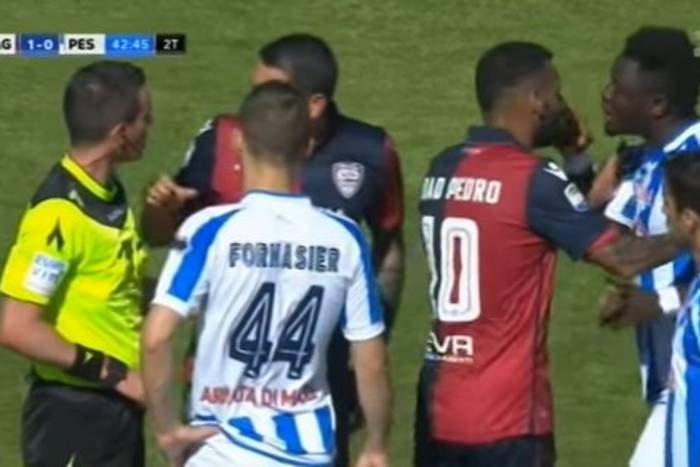 Skandal rasistowski w Serie A. Muntari zszedł z boiska w trakcie meczu