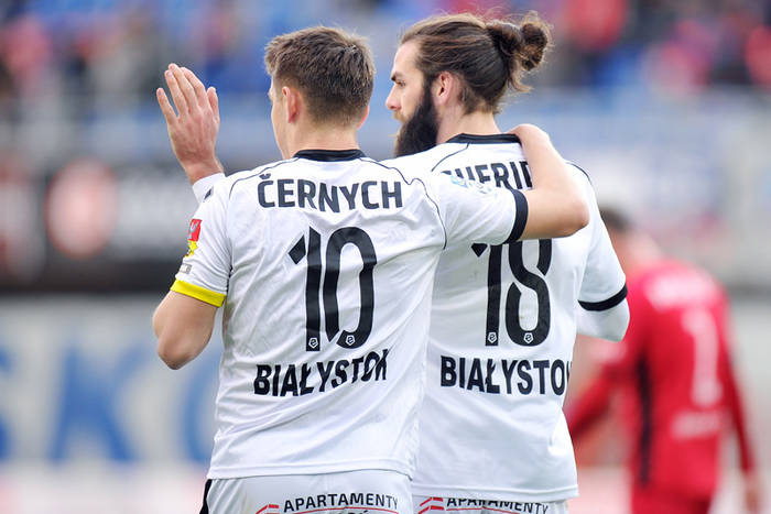 Jagiellonia Białystok pokonała Wisłę Kraków Jagiellonia Białystok pokonała Wisłę Kraków