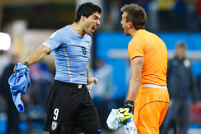 Luis Suarez jako pierwszy Urugwajczyk strzelał gole na trzech mundialach