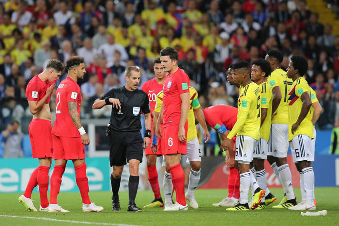 Sędzia meczu Anglia - Kolumbia będzie ukarany? Został wezwany do złożenia wyjaśnień