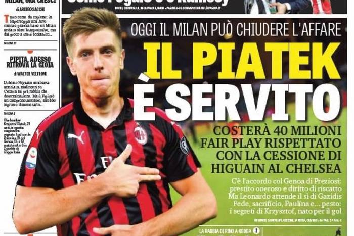 Piątek na okładkach włoskich gazet. Dziennikarze rozpisują się o Polaku. "To transfer idealny"