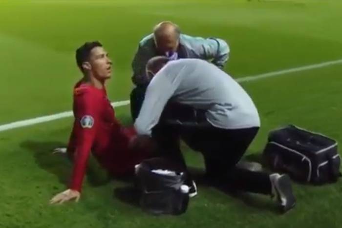 Cristiano Ronaldo kontuzjowany. Boisko opuścił już po trzydziestu minutach gry [WIDEO]