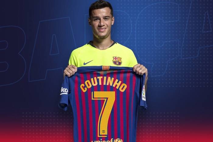 Przeklęta „siódemka” w Barcelonie. Coutinho kolejną ofiarą klątwy rzuconej przez Luisa Figo Coutinho z nr 7 w Barcelonie