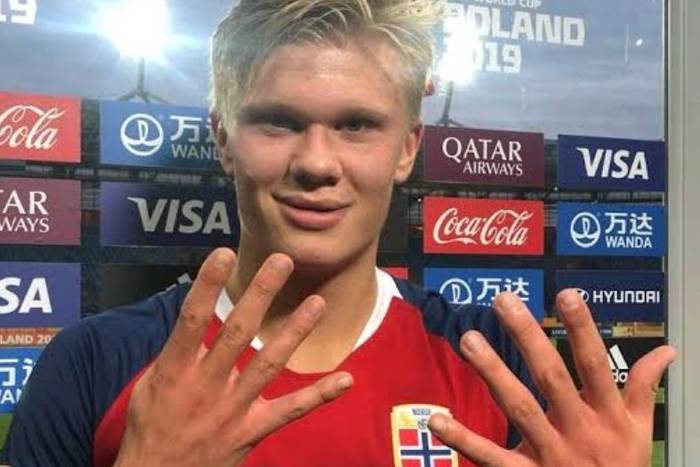 Został królem strzelców MŚ U20, choć grał tylko w fazie grupowej. Wszystkie gole zdobył w jednym meczu Erling Braut Haland