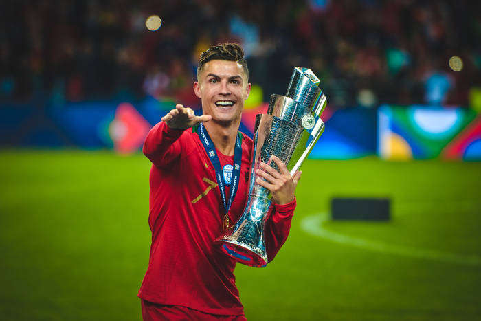 Cztery gole Cristiano Ronaldo w meczu reprezentacji Portugalii. Jednego sprezentował mu bramkarz Litwy [WIDEO]
