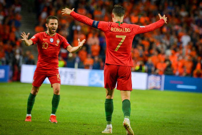Ronaldo zachwycony po meczu z Litwą. "Cieszę się z tego bardziej, niż ze strzelonych bramek"