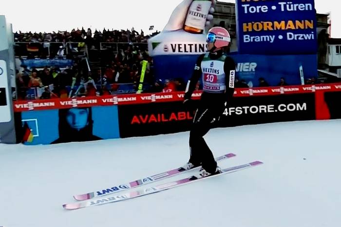 Kapitalny Dawid Kubacki w Ga-Pa! Polak znów na podium. Marius Lindvik był najlepszy