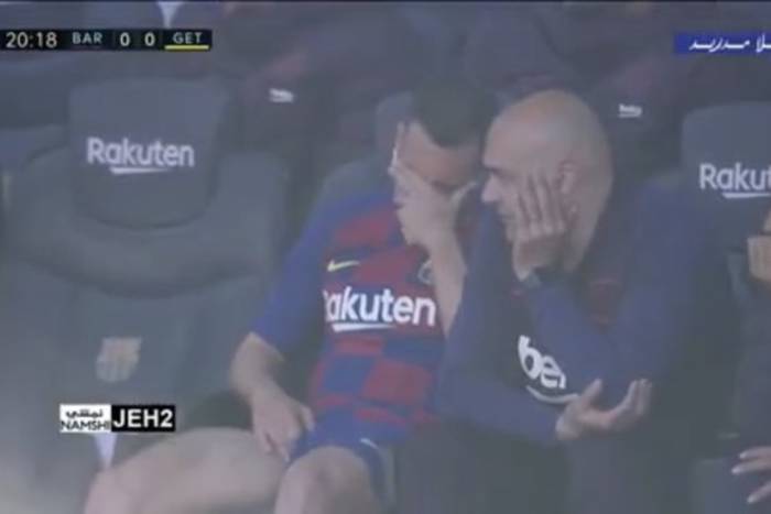 Kolejna kontuzja w FC Barcelonie. Jordi Alba zalał się łzami na ławce rezerwowych