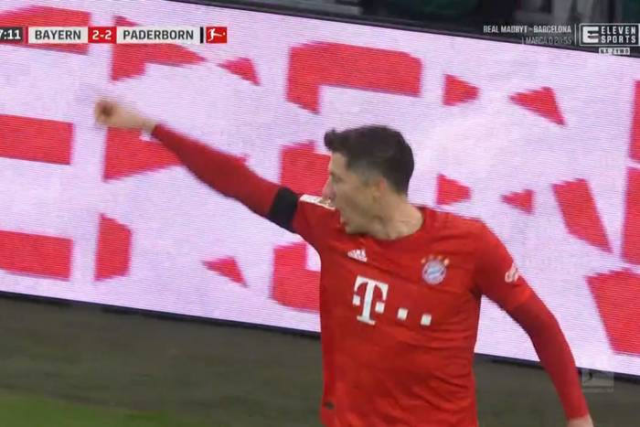 Lewandowski uratował Bayern przed sensacyjnym remisem! Dwa gole Polaka, fatalny błąd Manuela Neuera [WIDEO]
