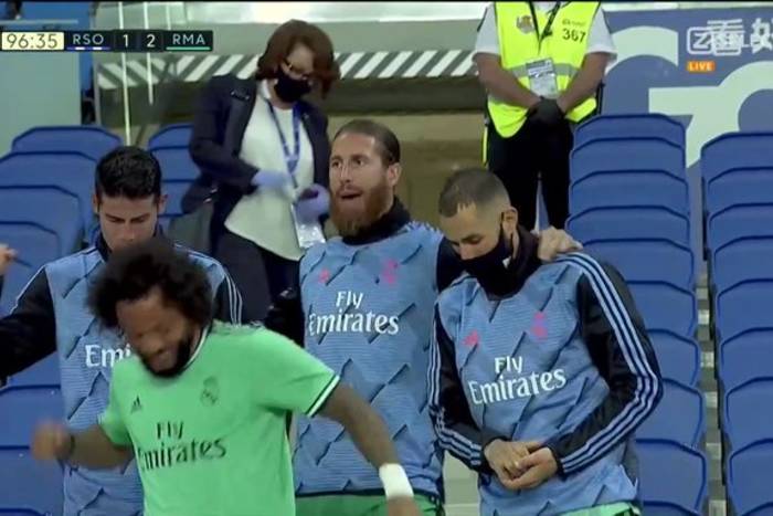 Kontrowersje w meczu Realu Madryt z Realem Sociedad! "Królewscy" liderem La Ligi, kontuzja Ramosa [WIDEO]