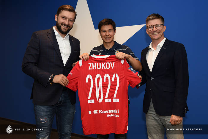 Gieorgij Żukow podpisał nowy kontrakt z Wisłą Kraków. Umowa do czerwca 2022 roku