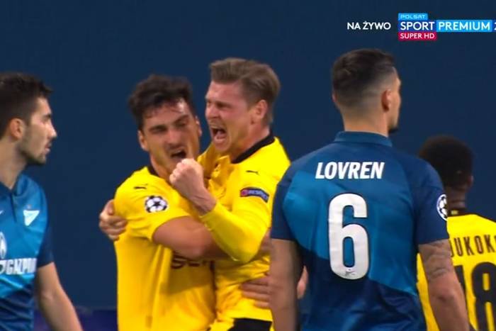Gol Łukasza Piszczka i triumf Borussii Dortmund w grupie F Ligi Mistrzów. Lazio Rzym wywalczyło awans [WIDEO]