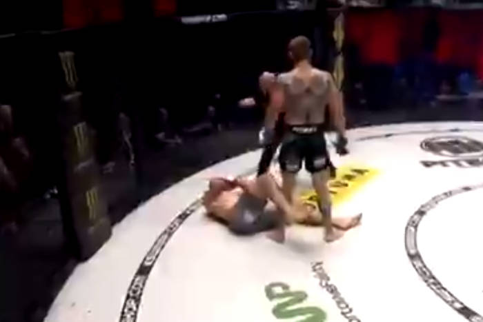 Mocny nokaut na Tomaszu Drwalu na KSW 57. Padł jak rażony gromem [WIDEO]