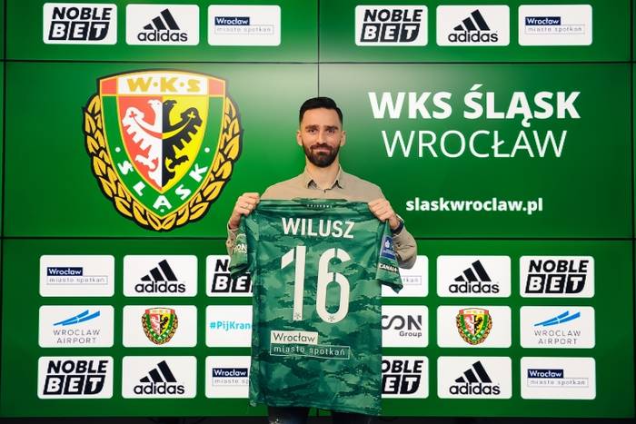 Maciej Wilusz wypożyczony. Piłkarz wrócił po latach do Śląska Wrocław