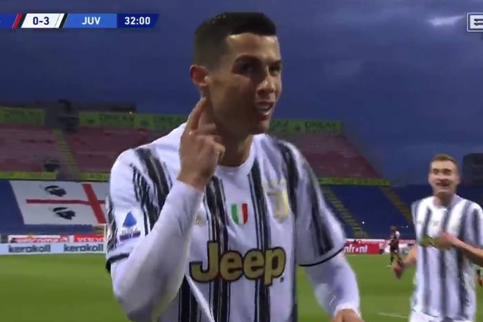 Cristiano Ronaldo odpowiedział na krytykę. Klasyczny hat-trick Portugalczyka i wygrana Juventusu [WIDEO]