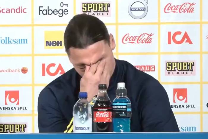 Łzy Zlatana Ibrahimovicia na konferencji prasowej reprezentacji Szwecji. "To nie jest dobre pytanie" [WIDEO]