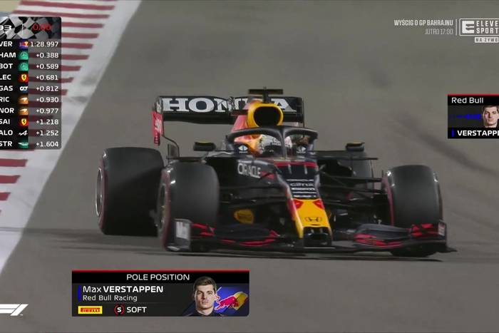 Max Verstappen lepszy od Lewisa Hamiltona, ruszy z pole position w Bahrajnie. Powrót Fernando Alonso
