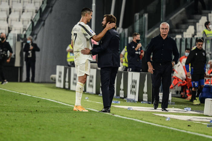Andrea Pirlo o reakcji Cristiano Ronaldo po hicie Serie A. "Po raz pierwszy cieszył się, że został zmieniony"