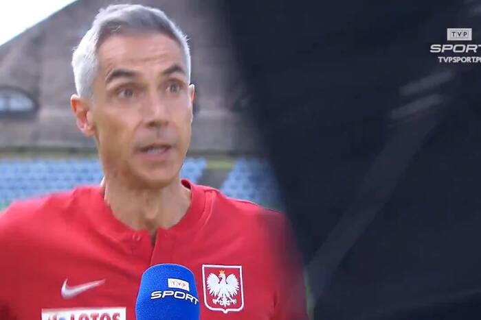 Paulo Sousa wykazał się refleksem. Spadła na niego… lampa [WIDEO]