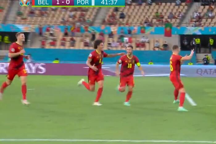 Portugalia nie obroni mistrzostwa Europy! Belgia lepsza w wielkim hicie, Hazard bohaterem [WIDEO]