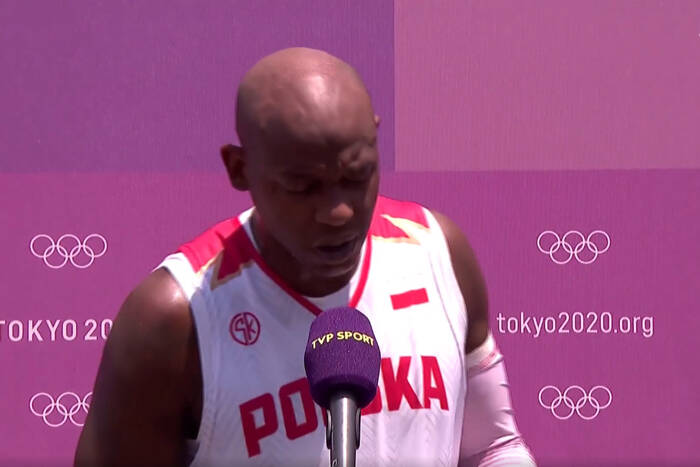 Polski koszykarz miotał gromami po porażce na igrzyskach. "Przepraszam, jestem wkurzony"