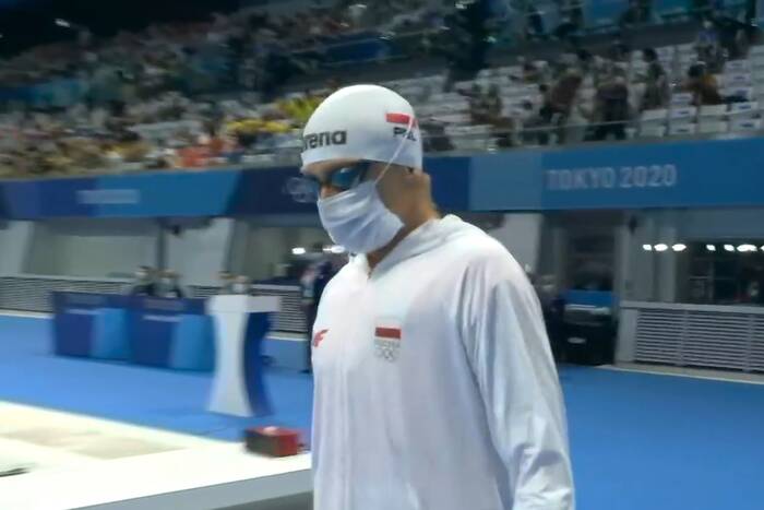 Polski pływak sprawił wielką niespodziankę na IO w Tokio! Pobił rekord życiowy i awansował do finału [WIDEO]