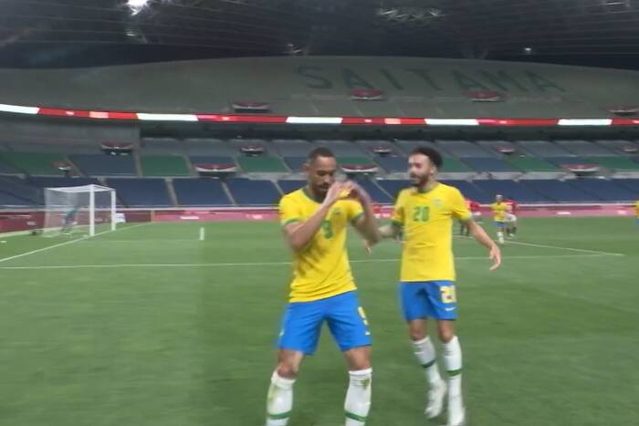 Reprezentacja Brazylii uporała się z Egiptem. Matheus Cunha bohaterem "Canarinhos" w ćwierćfinale IO [WIDEO]