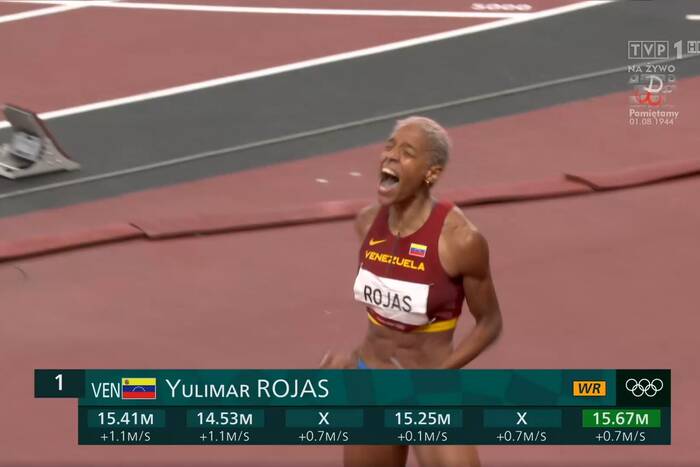 Yulimar Rojas pobiła rekord świata w trójskoku! Poprzedni przetrwał 26 lat [WIDEO]