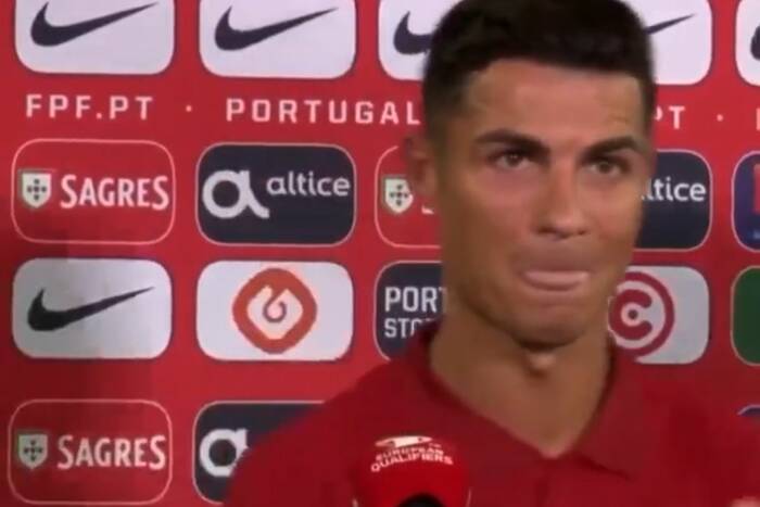 Cristiano Ronaldo skomentował historyczny wyczyn. Niespodziewanie przerwał wywiad [WIDEO]