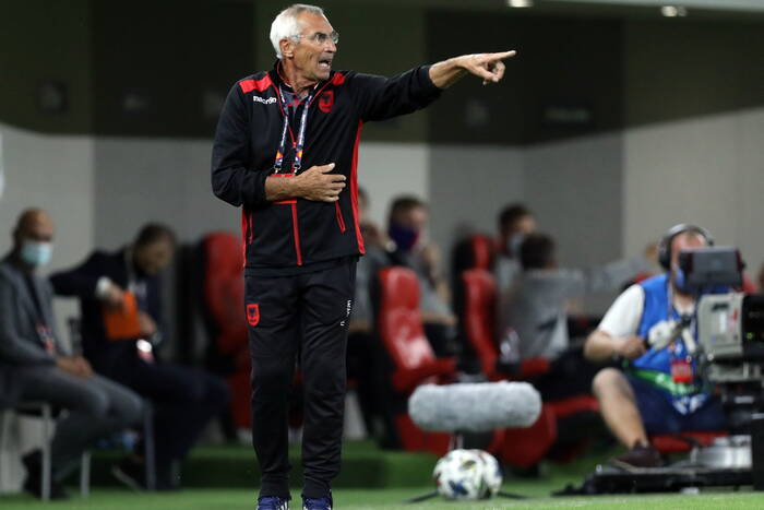 Selekcjoner Albańczyków ocenił mecz z Polską. "Momentami nasza gra wyglądała lepiej niż rywali"