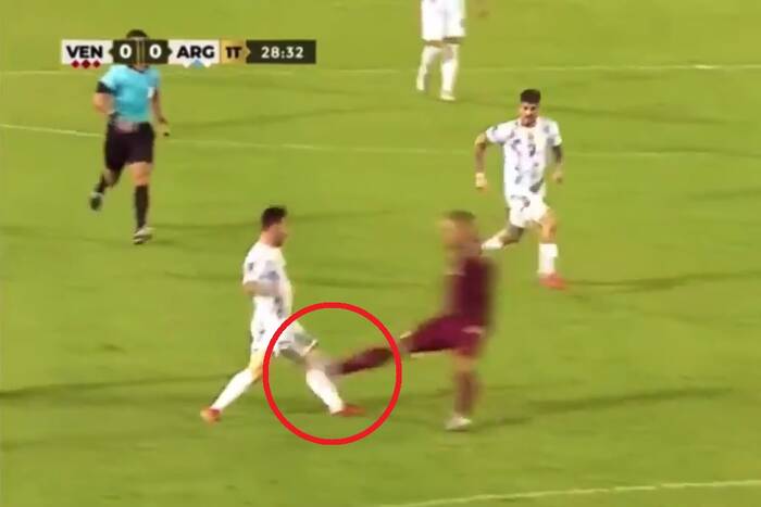 Bandycki faul na Leo Messim. To cud, że noga Argentyńczyka wytrzymała [WIDEO]