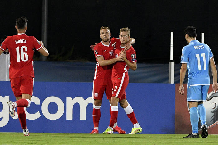 Oceny po meczu San Marino - Polska. Dwóch piłkarzy nie wykorzystało szansy, zaskakująco świetny Szymański