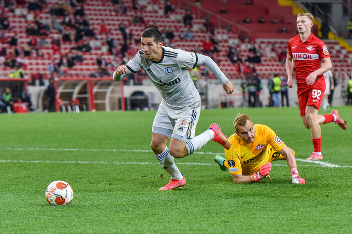 Legia Warszawa. Lirim Kastrati chwalony przez selekcjonera. 