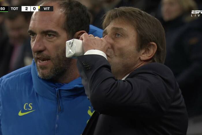 Antonio Conte zadebiutował jako trener Tottenhamu. Było 3:0, a potem zaczęło się szaleństwo [WIDEO]