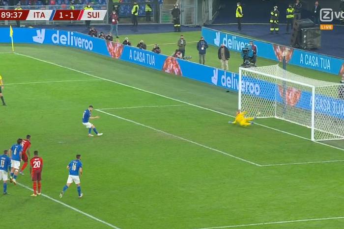 Szwajcaria zatrzymała Włochy, pudło Jorginho z karnego! Dania straciła pierwszego gola w eliminacjach [WIDEO]