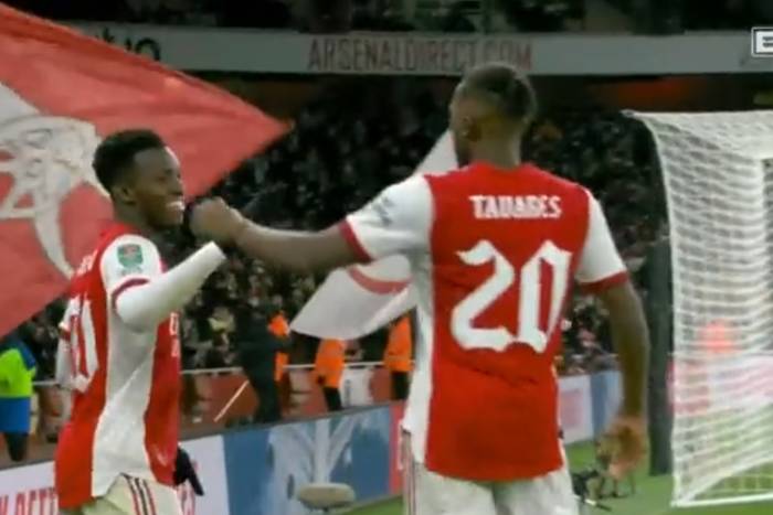 Arsenal pierwszym półfinalistą Pucharu Ligi Angielskiej. Nketiah i Pepe zabawili się z rywalami [WIDEO]
