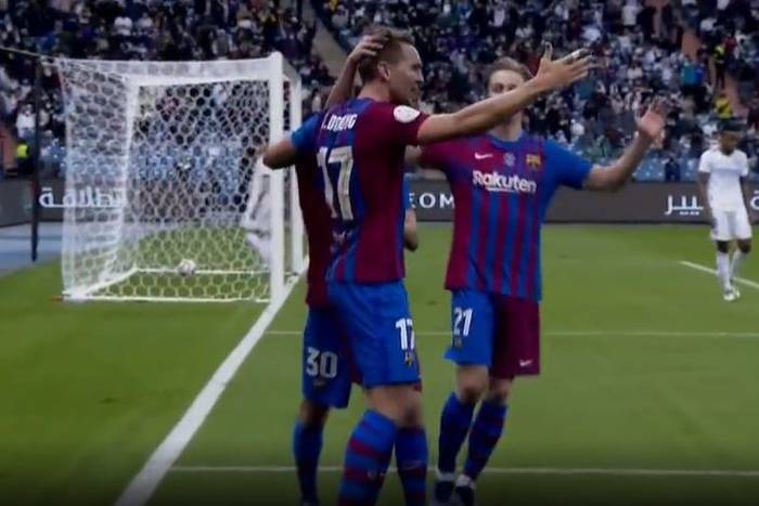 Kuriozalny gol Luuka de Jonga w El Clasico. "Po co Messi, jak jest on" [WIDEO]