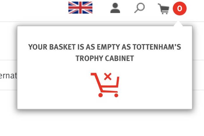 Oficjalna strona Arsenalu kpi z największego rywala. "Puste jak półka z trofeami Tottenhamu" Oficjalna strona Arsenalu kpi z największego rywala. "Puste jak półka z trofeami Tottenhamu"