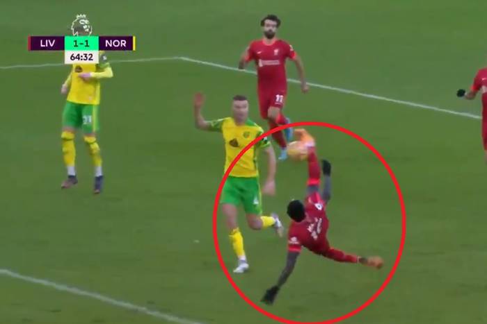 Akrobatyczny gol Mane i asysta... Alissona! Liverpool odrobił straty i wygrał z Norwich [WIDEO]