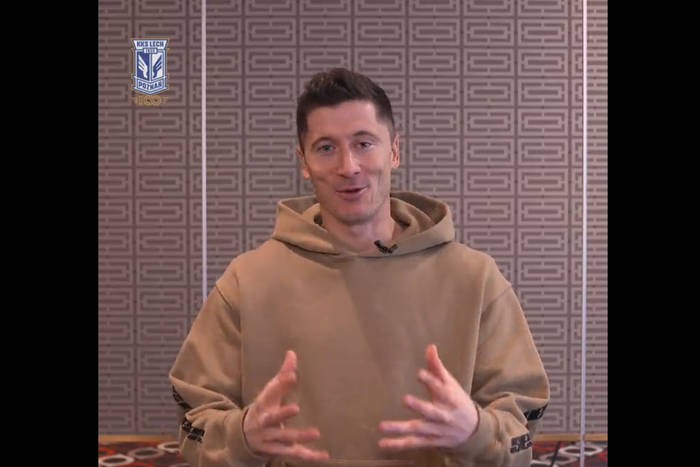 Robert Lewandowski nagrał film dla Lecha Poznań. "Jest mi miło, że mogłem być częścią tej historii" [WIDEO]