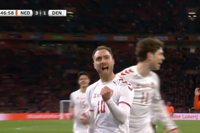 Wielki powrót Christiana Eriksena do reprezentacji Danii! Strzelił gola chwilę po wejściu na boisko! [WIDEO]