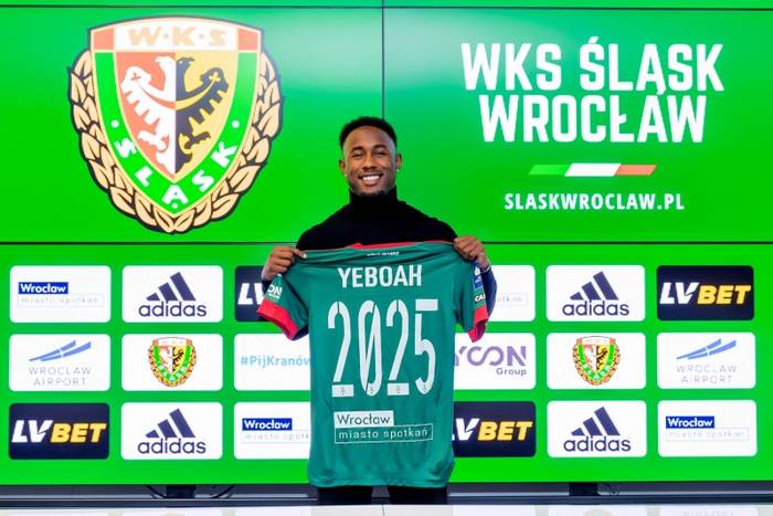 John Yeboah ocenił sparingowy debiut w Śląsku Wrocław. "Cieszę się, że znowu mogłem zagrać"