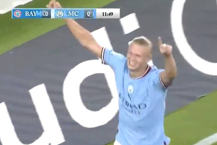 Erling Haaland już strzela dla Manchesteru City. Zabójcza akcja z Grealishem w starciu z Bayernem [WIDEO]