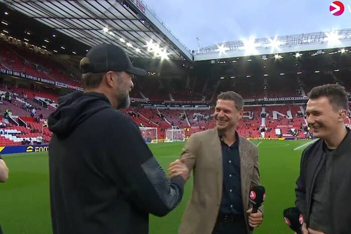 Niecodzienna sytuacja przed hitem Premier League. Klopp zdziwił się na widok Piszczka. "Jesteś mokry?" [WIDEO]