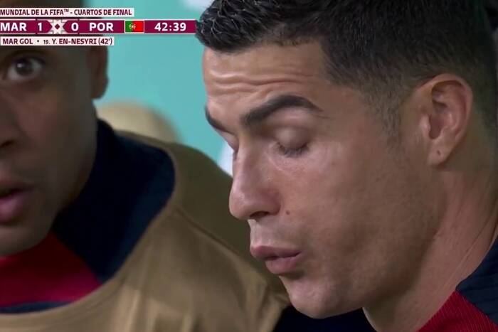 Tak Cristiano Ronaldo zareagował na gola dla Maroka. Jego mina mówiła wszystko [WIDEO]
